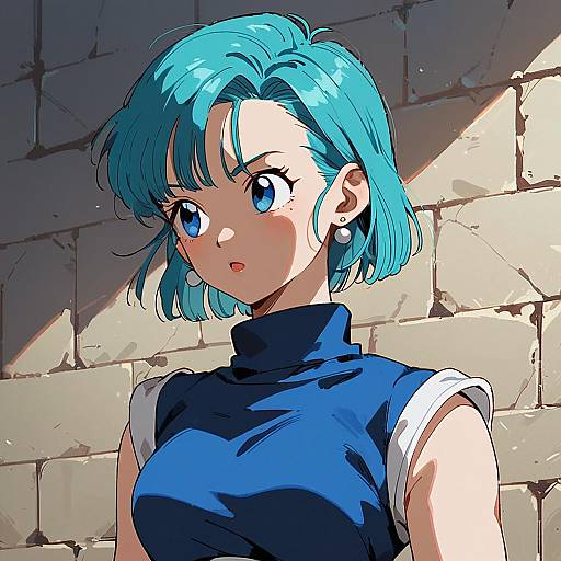 1990s Retro Bulma at Dusk