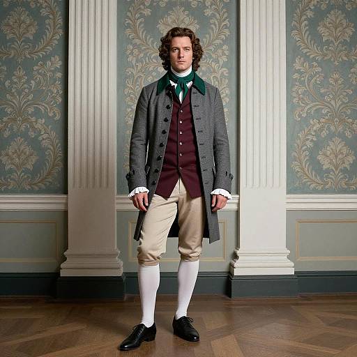 18th Century Man in Renaissance Tailcoat