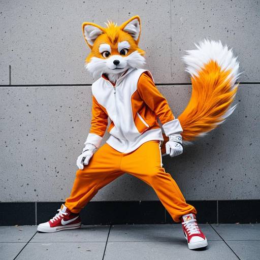 Modernized Sexy Miles Tails Prower Cosplay