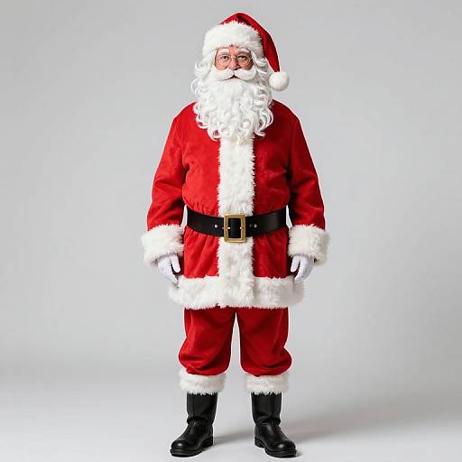 Male Santa Claus Outfit Description