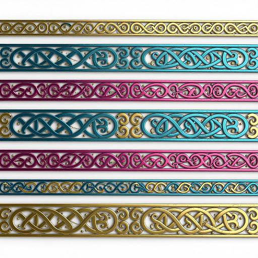 Intricate Celtic Scrollwork Pattern Design