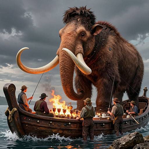 Epic 90's Anglers with Mammoth Fantasy