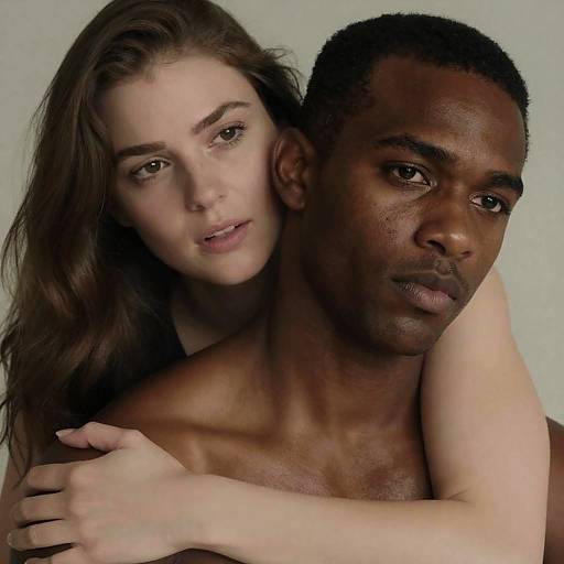 Intimate Embrace: Contrasting Expressions