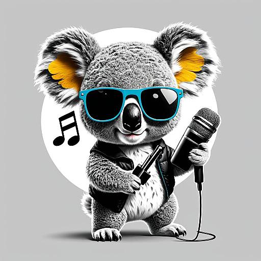 Cool Koala Singer Logo