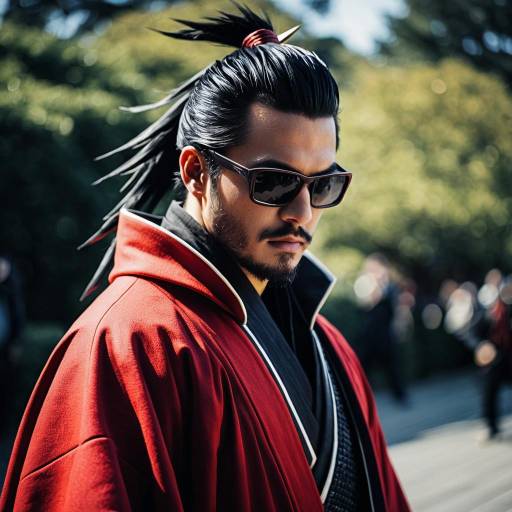 Auron Cosplay with Samurai Style