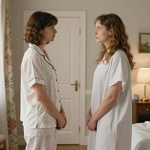 Intimate Moment Between Two Women