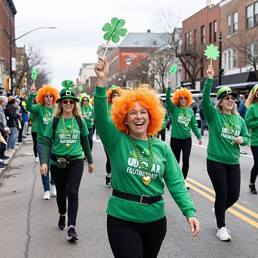 Joyful St. Patrick's Day Parade March