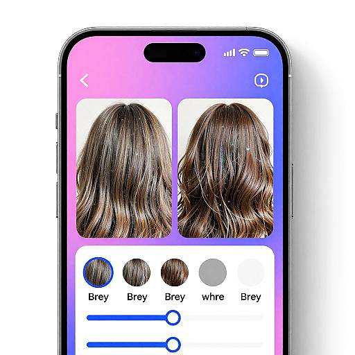 Augmented Reality Grey Hair App Concept