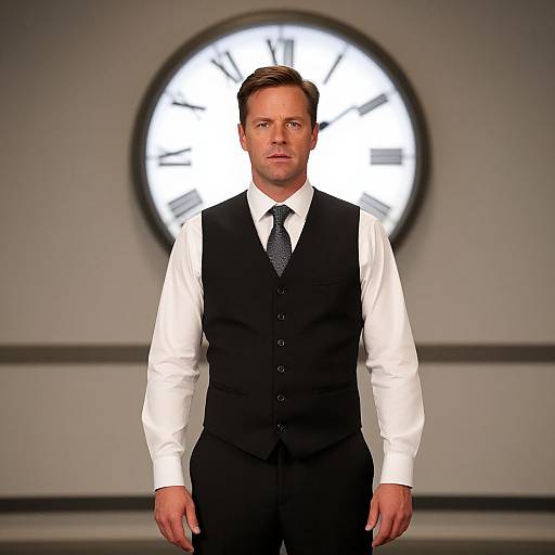 Man with Tie and TIE Fighter