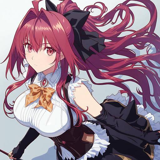 Illustration of Corticarte apa lagranges, shinkyoku soukai polyphonica in the style of Hirose (mokiki)