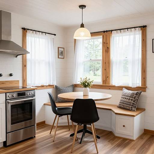 Cozy Cabin Kitchen and Dining Nook