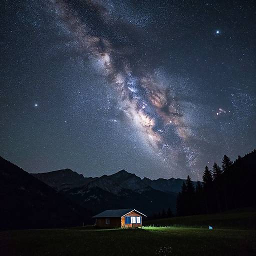 Milky Way Over the Alps