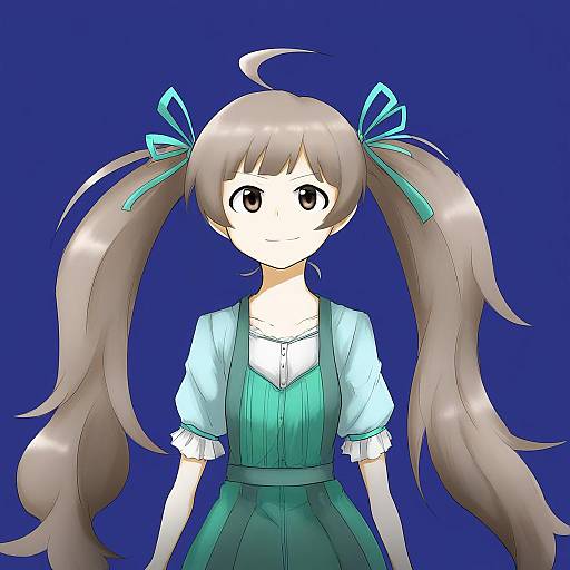 Illustration of Hakozaki serika, idolmaster in the style of Kankan33333