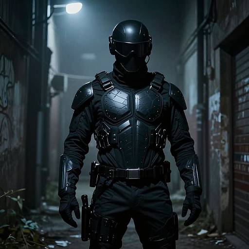 Stealthy Hench Enforcer in Noir Alley