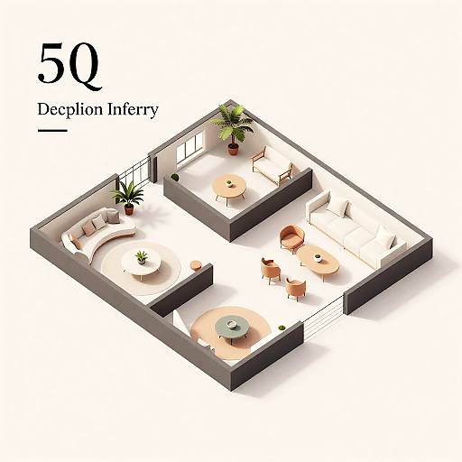 Minimalist Artistic AI Floor Plans