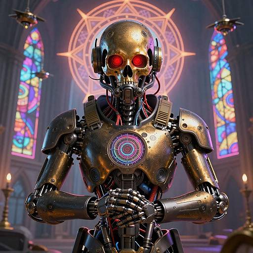 Ultra Realistic Sci-Fi Exo-Inquisitor Art