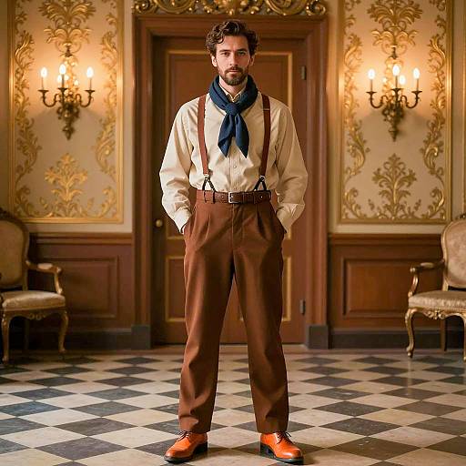 Photorealistic Joe Brown Costume Portrait