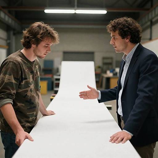 Workshop Encounter: Two Men in Focus