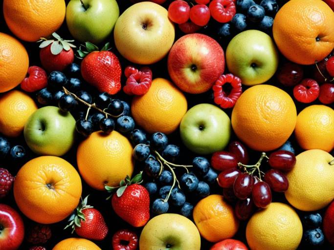 Charming Aesthetic Fruit Wallpaper Design