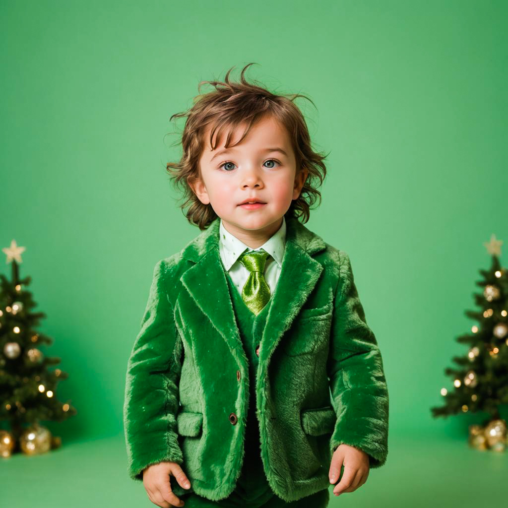 Whimsical Grinch Photo-shoot with Child