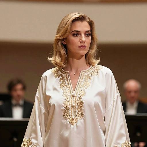 Classical Musician in Greek Robe