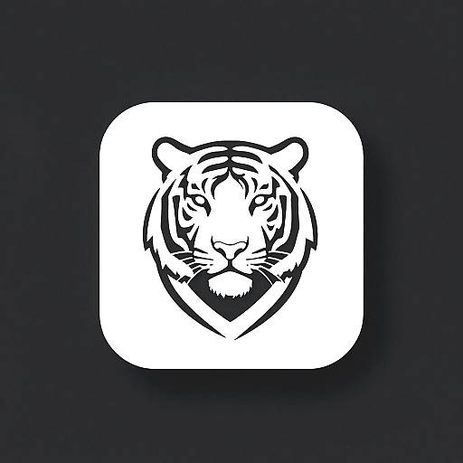 Minimalist Sleek Tiger Logo Design