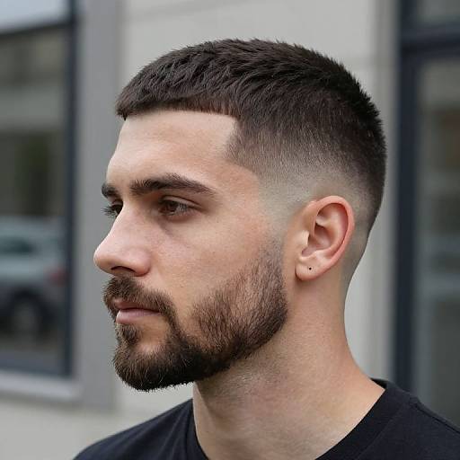 French Cut Beard in Natural Light
