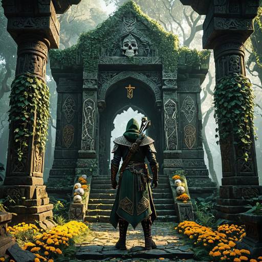 Elven Ranger at Ancient Forest Temple