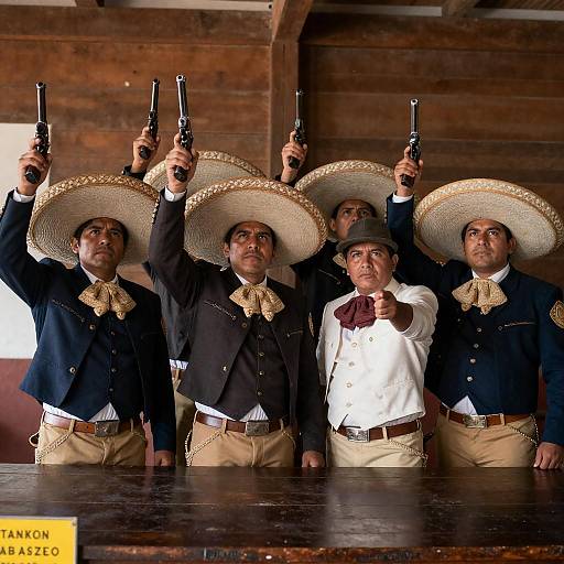 19th Century Mexican Men in Attire