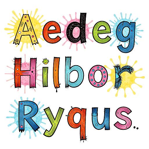 Dr Seuss Style Font Generator