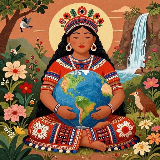 Pachamama Nurturing Earth Mother