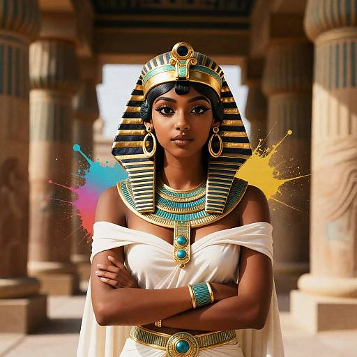 Regal Egyptian Woman Digital Art