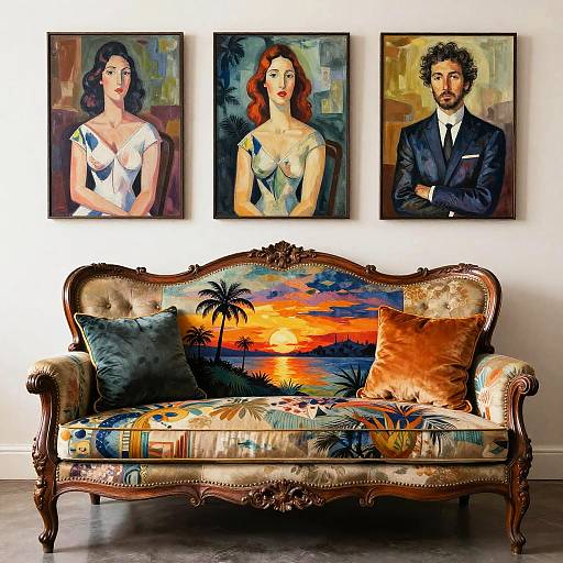 Art Deco Ornate Sofa Designs