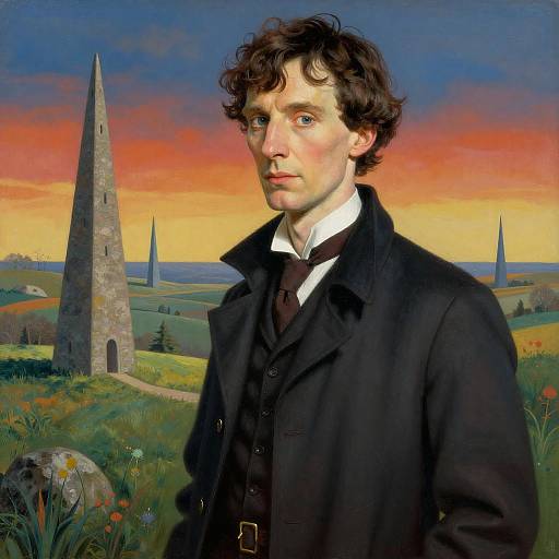 Surreal Sherlock Holmes in Vibrant Colors