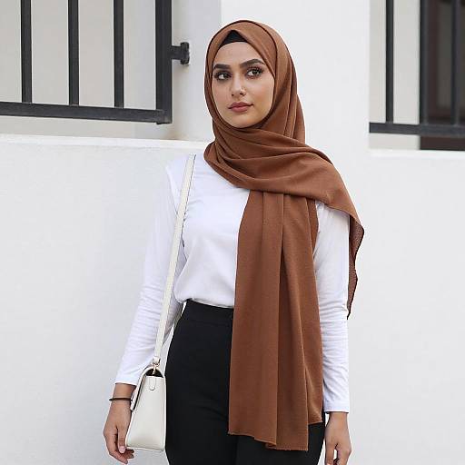 Portrait of Young Woman in Hijab