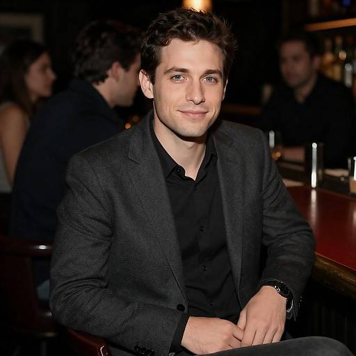 Portrait of a Man in a Bar