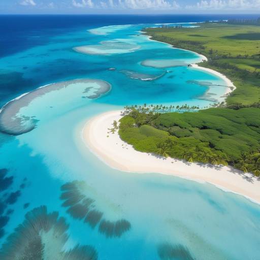 Cinematic Aerial View of Tropical Hawaii