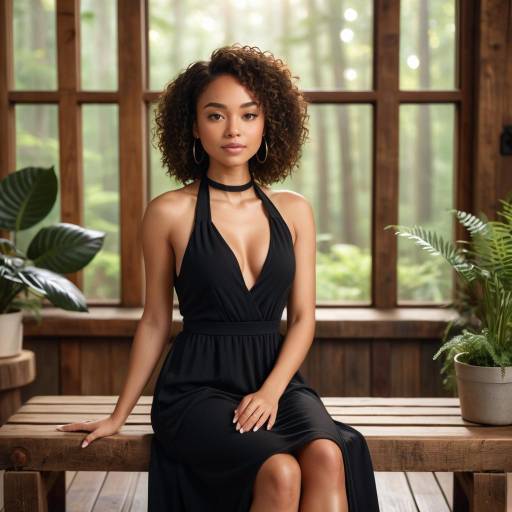 Glamorous Portrait of Petite Beauty