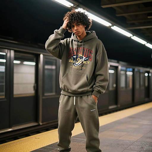 Urban Dancer with Kinky Curls
