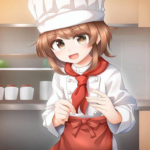 Illustration of Hanamura teruteru, danganronpa (series) in the style of Marukyuu ameya