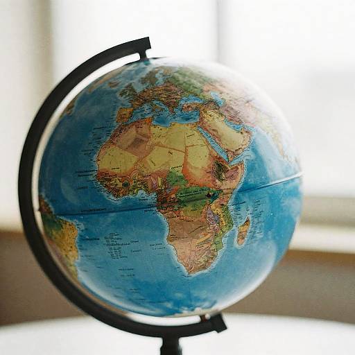 Realistic 4K Earth Globe View