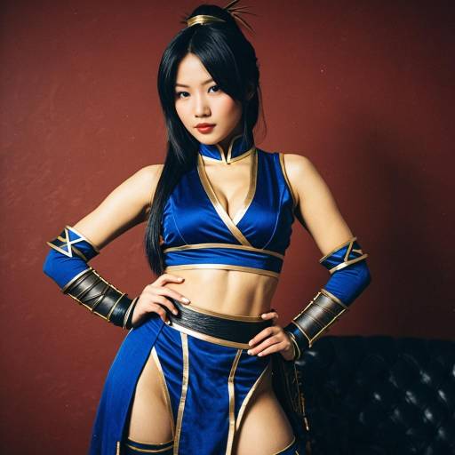Stunning Kitana Cosplay Photography