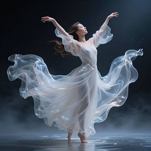 Ethereal Transformation in Hyperrealism