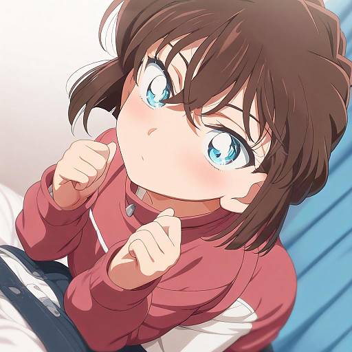 Illustration of Haibara ai, meitantei conan in the style of Tachimi (basue)