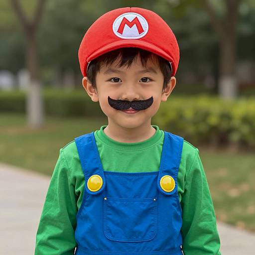 Adorable Mario Bros Costume for Kids