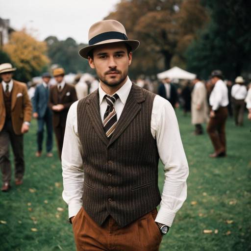 Stylish Male Gatsby-Inspired Outfit