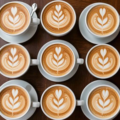 Pinhole Drone Coffee Latte Art