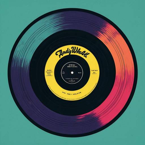 Andy Warhol Style Vinyl Record Artwork