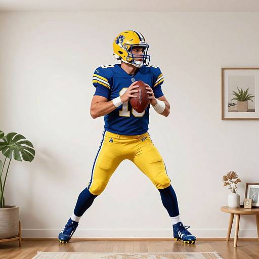 Custom Football Carnival Game Art