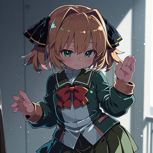 Illustration of Hachijou (kancolle), kantai collection in the style of Zankuro